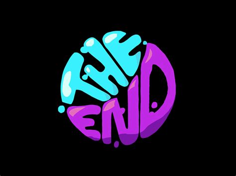 animated the end gif.